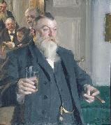 Anders Zorn A Toast in the Idun Society, oil painting reproduction